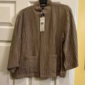 Eileen Fisher women’s Tan Textured Jacket